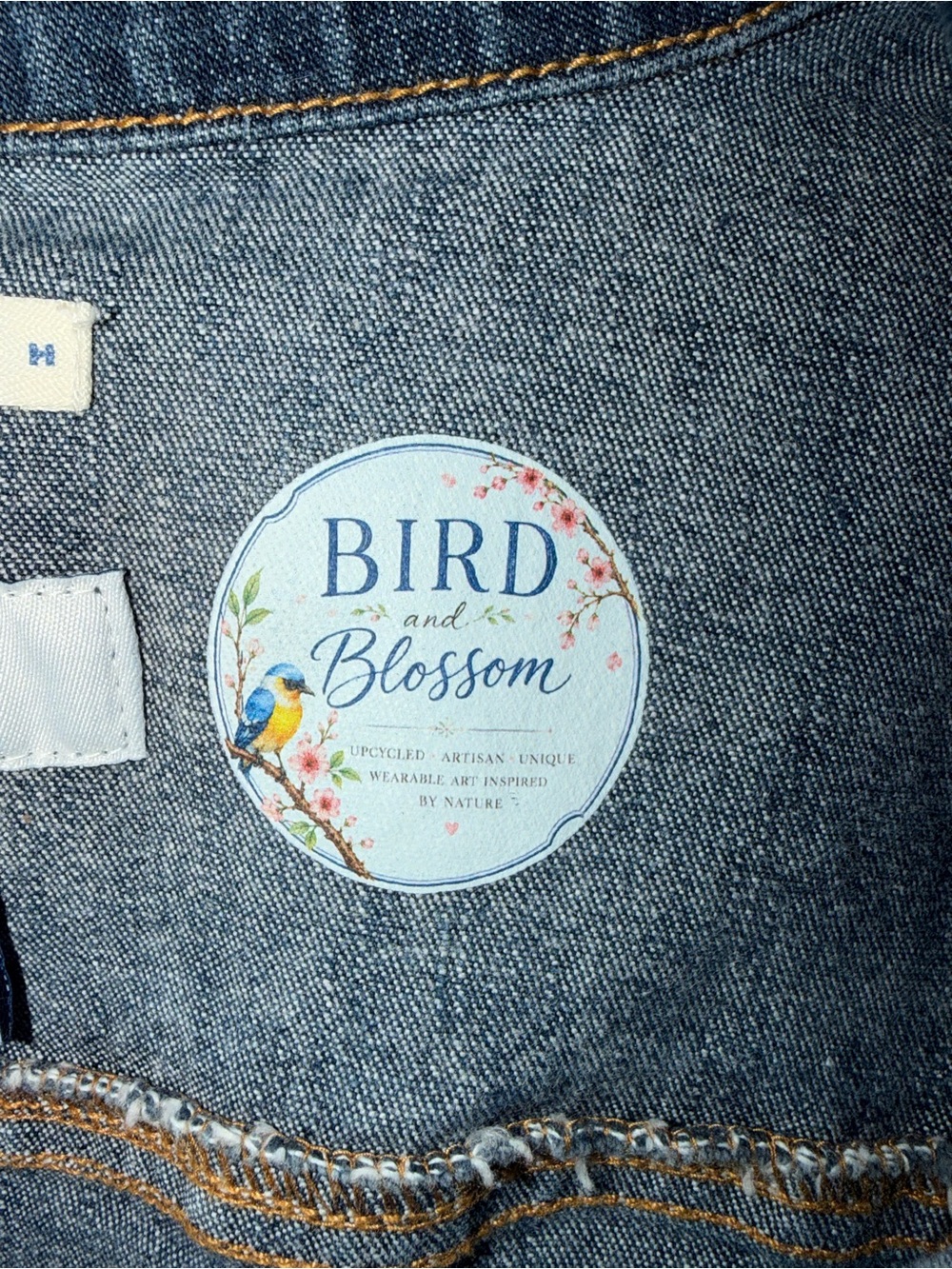 Bear UpCycled Denim Jacket | Old Navy | Large | Bird & Blossom - Picture 4 of 9